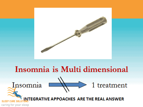 Insomnia is multi dimensional