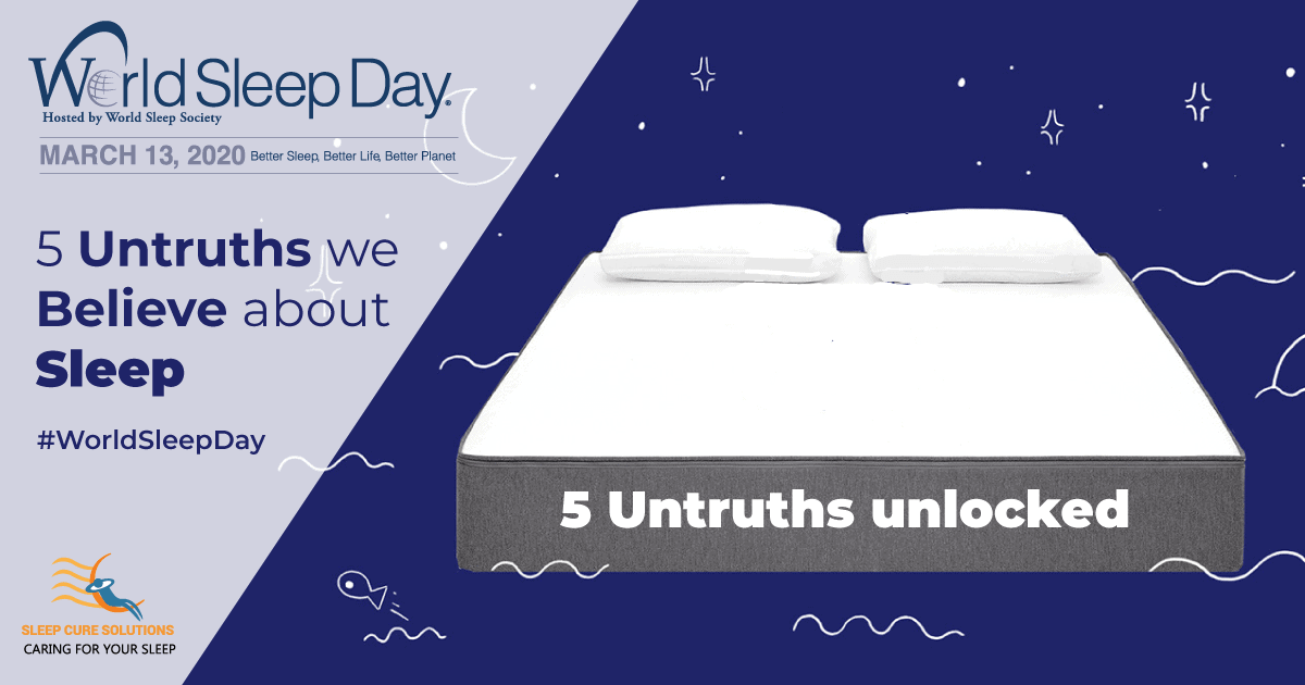 Sleep Myths & Untruths - sleep cure solutions