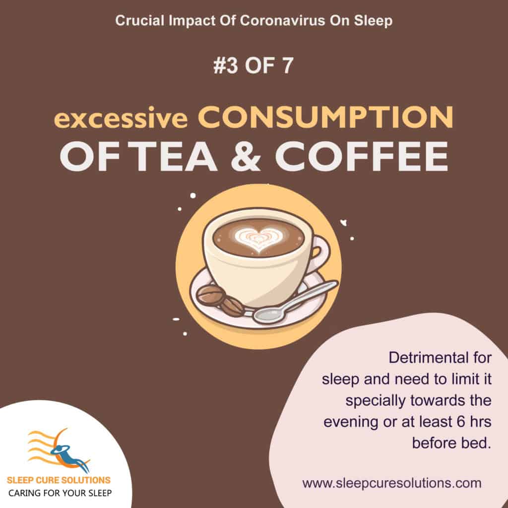 How excessive coffee and tea during COVID-19 can impact your sleep How excessive coffee and tea during COVID-19 can impact your sleep