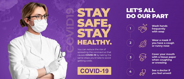 stay safe stay healthy - COVID-19 - sleep cure solutions